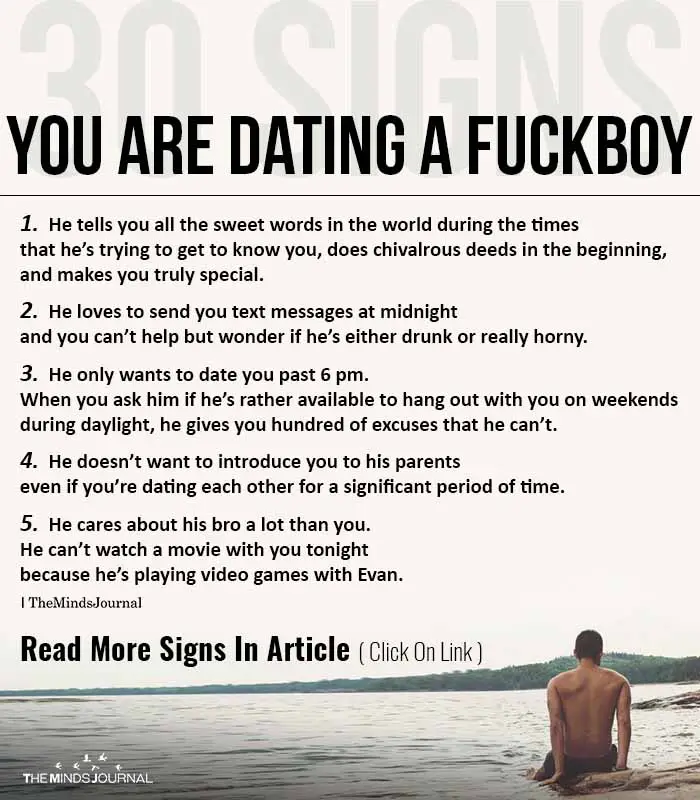 story of dating a fuckboy