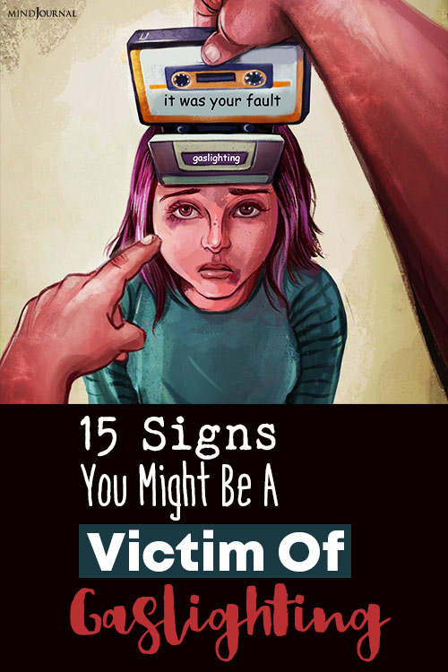 Signs You Victim of Gaslighting pin