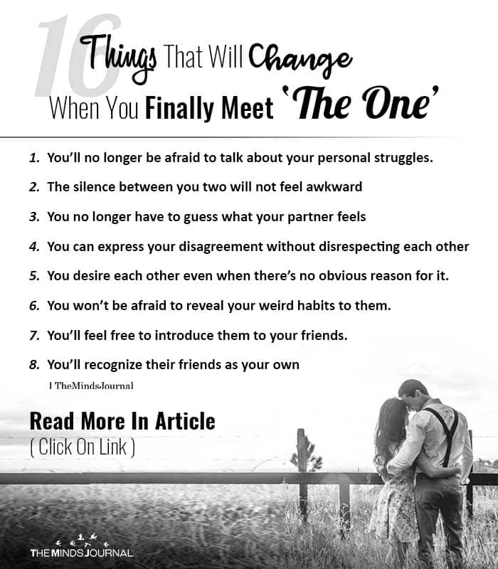 16 True Signs You Notice When You Meet The One For You 3137
