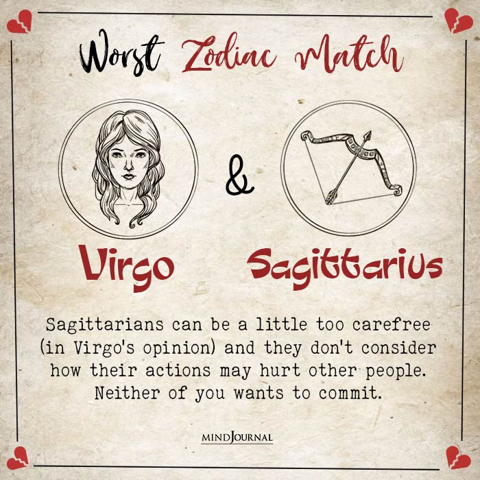 Your Worst Zodiac Match virgo sagittarius