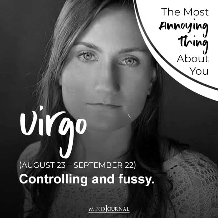 virgo Controlling and fussy