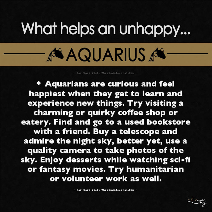 What Helps An Unhappy Zodiac
