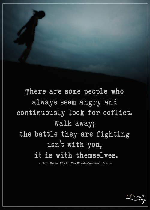 There are some people who always seem angry