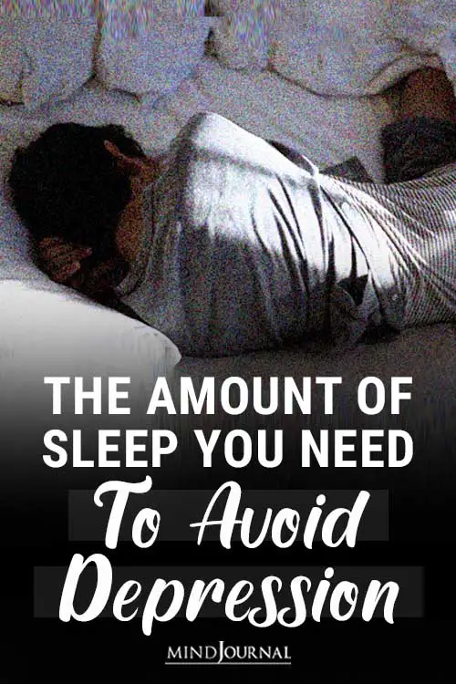 Amount Of Sleep Need Avoid Depression Pin
