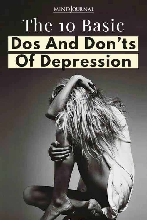 Basic Dos Donts Depression Pin