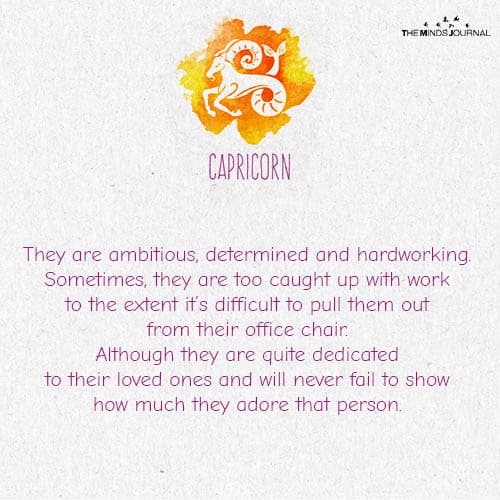 Interesting Facts about Each Zodiac Sign capricon