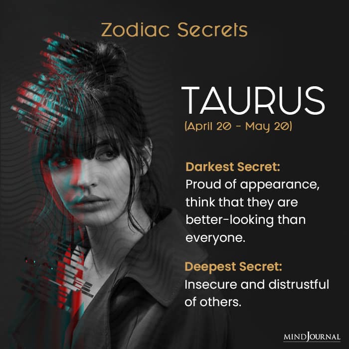 Deepest Darkest Secrets Zodiac Sign taurus