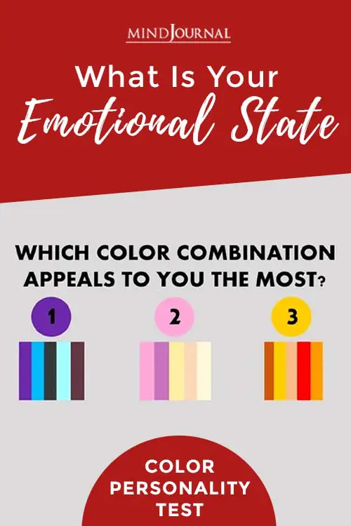 Emotional State According To Color Personality Test Pin
