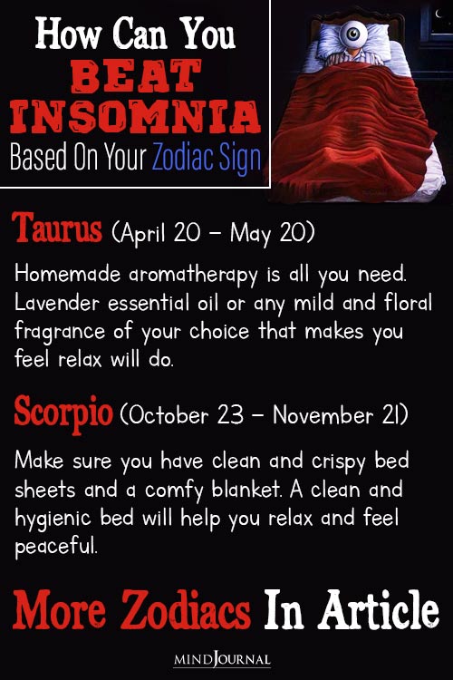 How Can You Beat Insomnia Based On Your Zodiac Sign detail