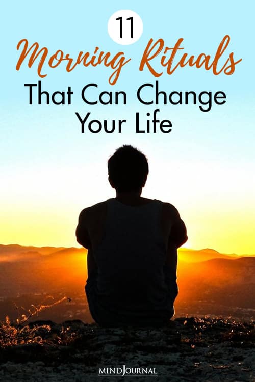 Morning Rituals Change Life infographics pin