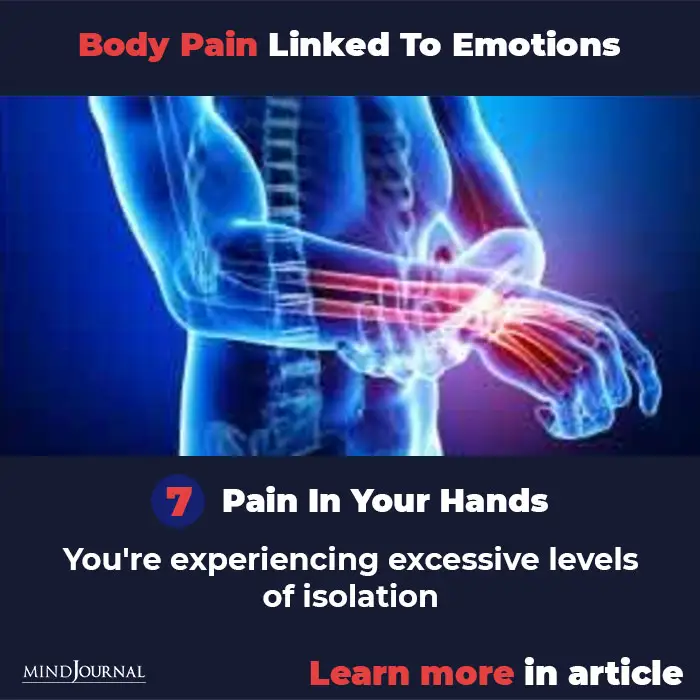 Types Body Pain Linked To Emotions Mental State hands