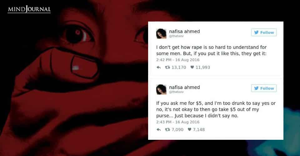 Woman Explains Difference Between Rape And Consent