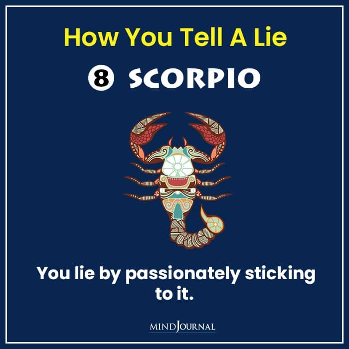 how tell lie zodiac sign scorpio