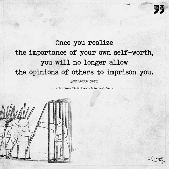 Caged by other's opinions, perceptions and thoughts
