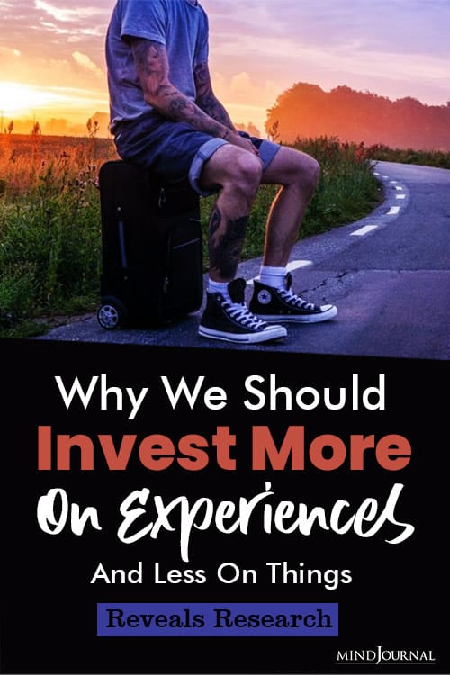 Invest More Experiences Less Things pin