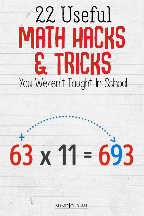 Math Hacks Tricks Werent Taught In School pin