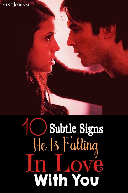 Subtle Signs He Is Falling In Love pin