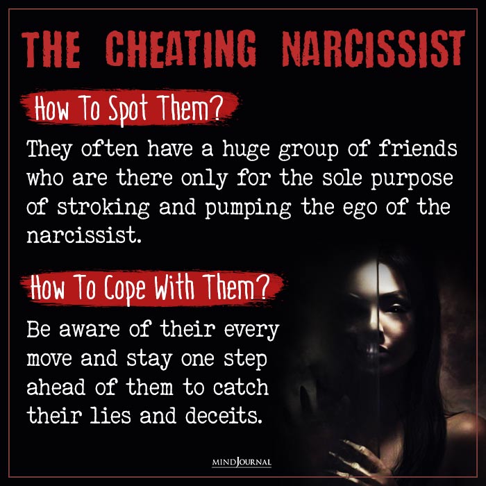 Types of Narcissists cheater