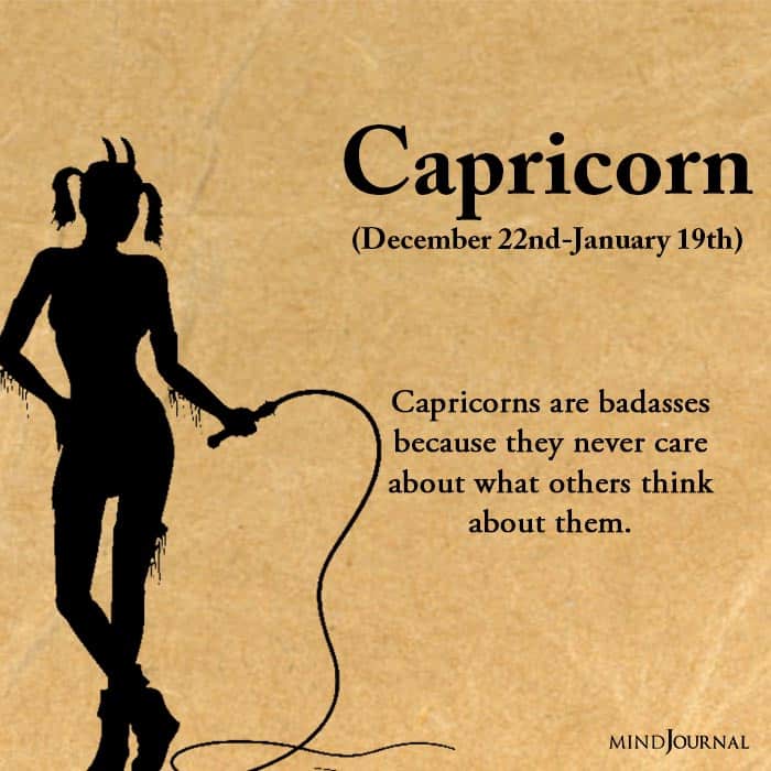 Which Zodiac The Most Badass Of Them All capricorn