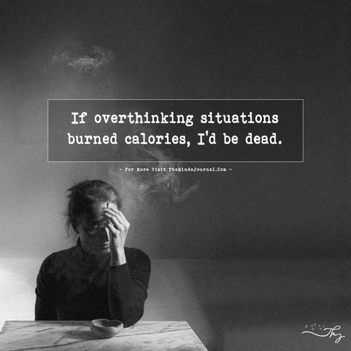 signs you're an overthinker