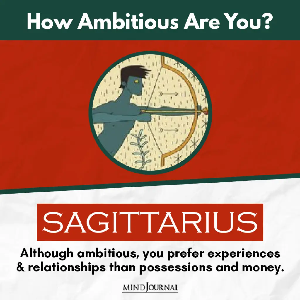 Ambitious Are You Zodiac Sign SAGGITARIUS