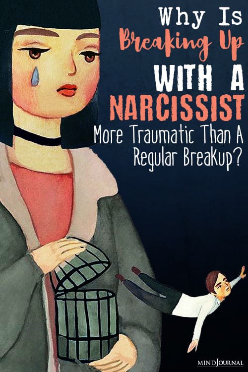 BreakUp Narcissist Traumatic Than Regular Breakup pin