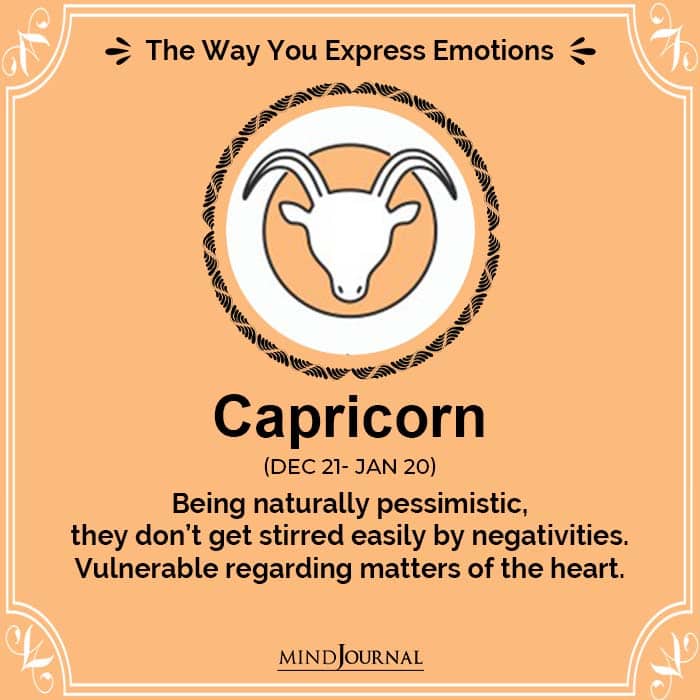 Express Emotions capricon