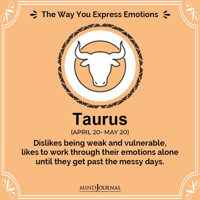 Express Emotions taurus