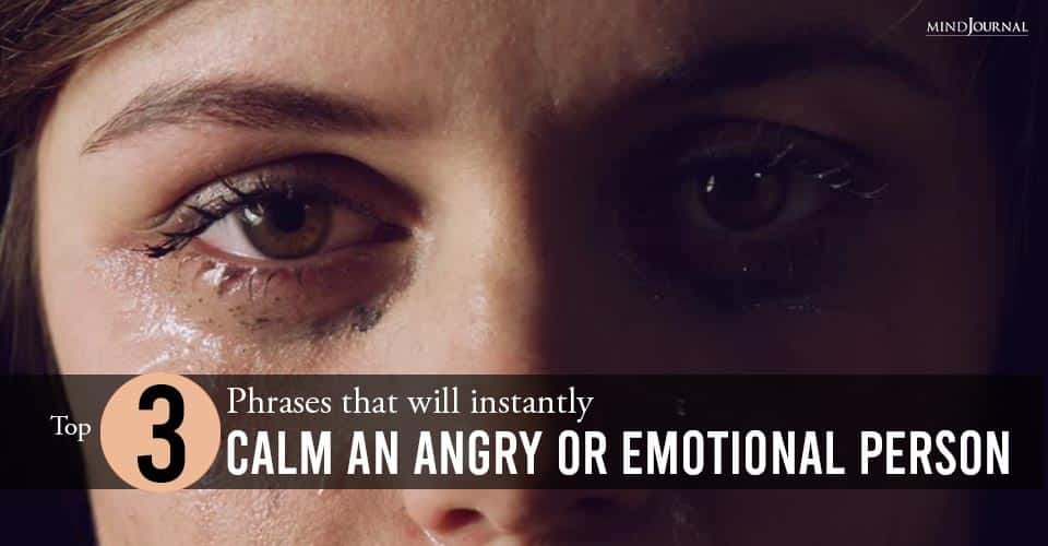 Phrases Calm Angry Emotional Person