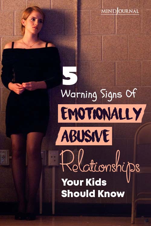 Signs Emotionally Abusive Relationships Kids Know pin