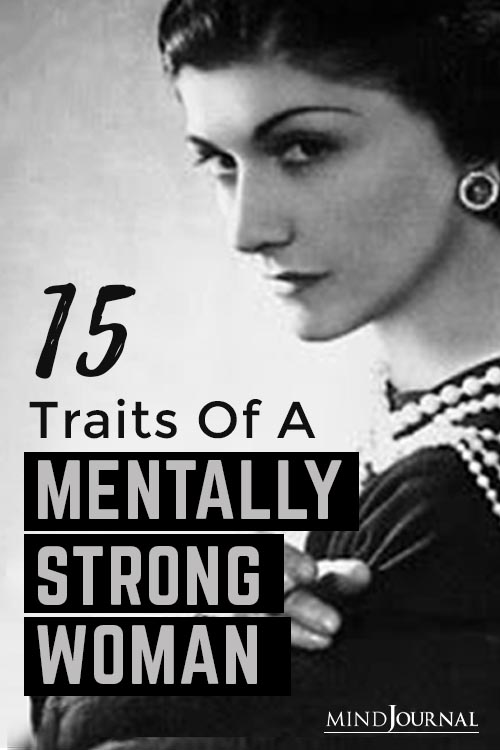 Traits of Mentally Strong Woman Pin