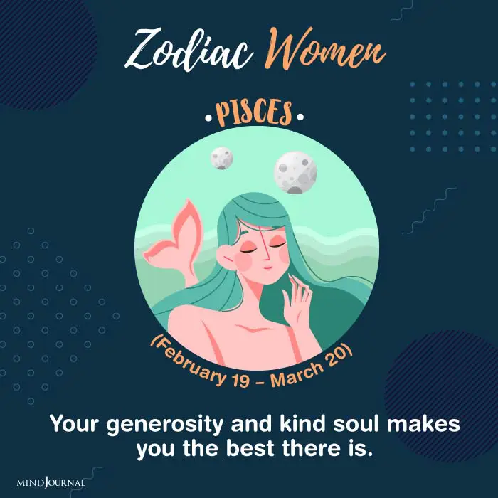 kind of woman you zodiac sign pisces