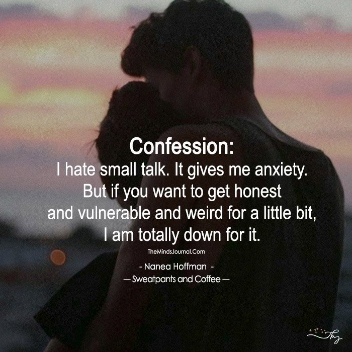 Confession: I Hate Small Talk