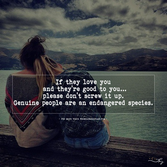 If they love you