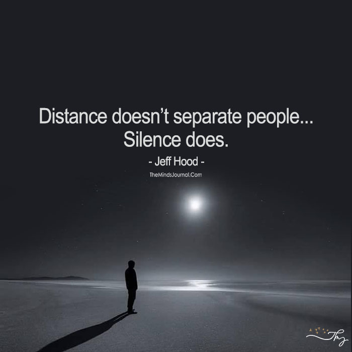 Distance Doesn't Separate People