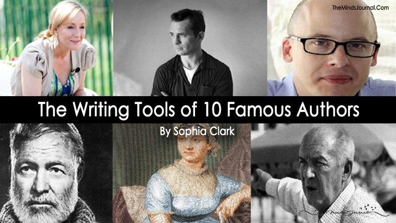 The Writing Tools of 10 Famous Authors