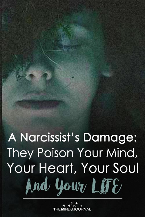 A Narcissist’s Damage They Poison Your Mind, Your Heart, Your Soul And Your LIFE