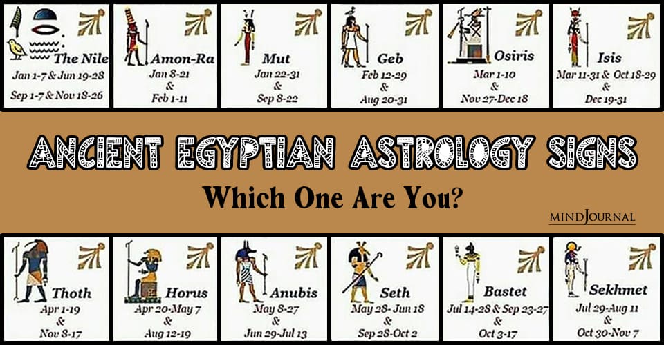 Ancient Egyptian Astrology Signs Zodiac