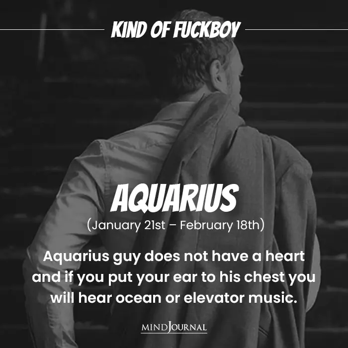 Fuckboy Kind aquarius