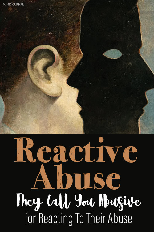Reactive Abuse Abusive for Reacting To Abuse pin