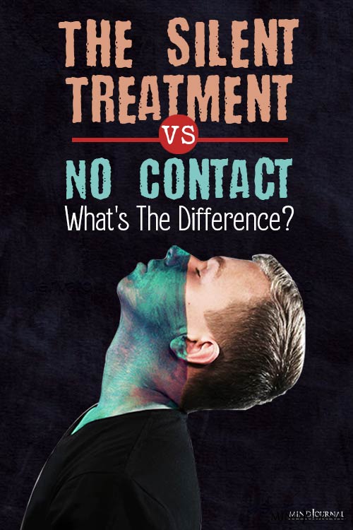 Silent Treatment No Contact Difference pin