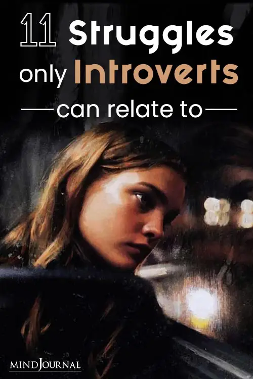 Struggles Only Introverts Relate pin