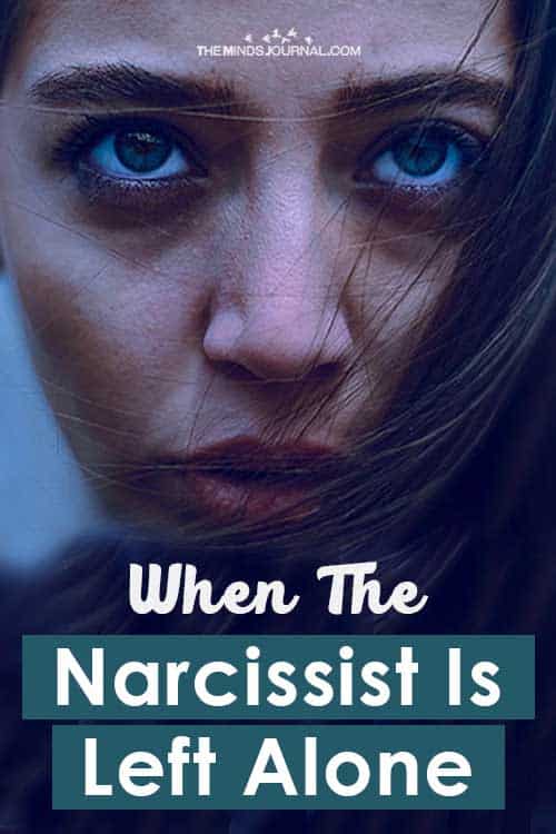 When The Narcissist Is Left Alone Pin