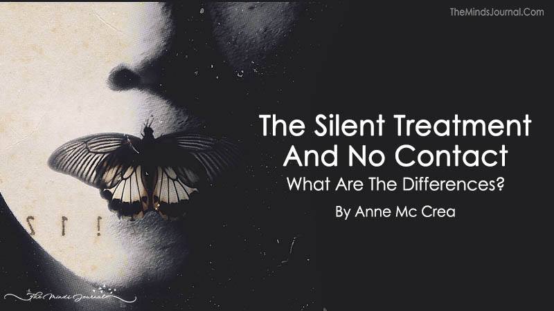 The Silent Treatment Vs. No Contact: What's The Difference?