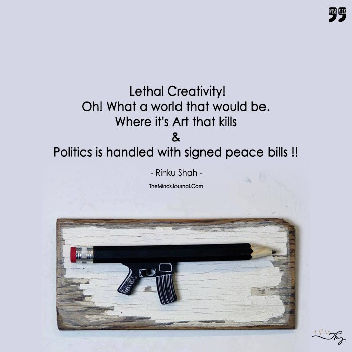 Lethal Creativity- Art and Word, In A Killing Spree!