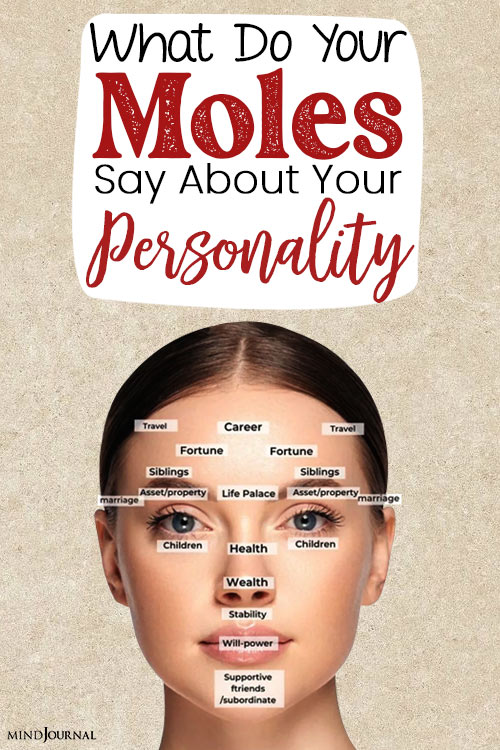 Moles On Face Body About Personality pin