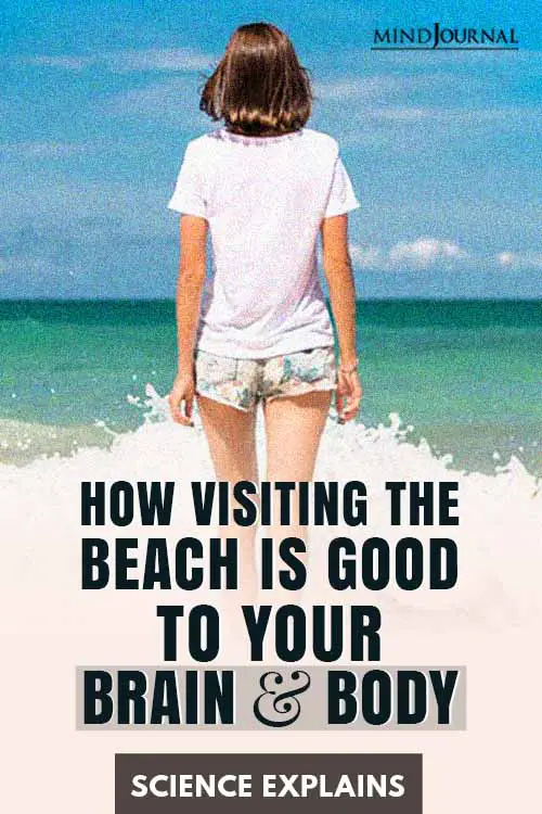 Visiting Beach Good To Brain Body Pin