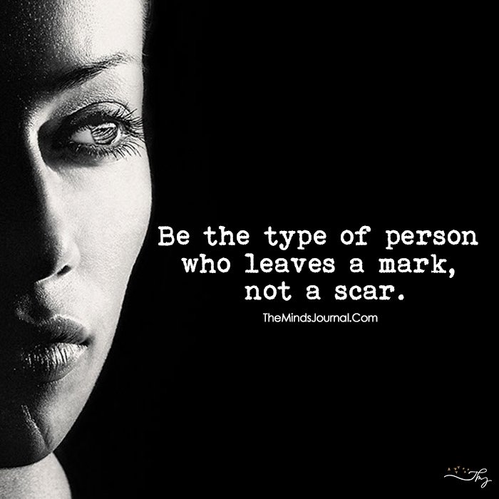 Be The Type of Person