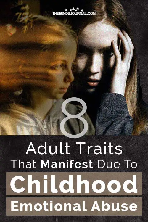 Adult Traits Due To Childhood Emotional Abuse Pin