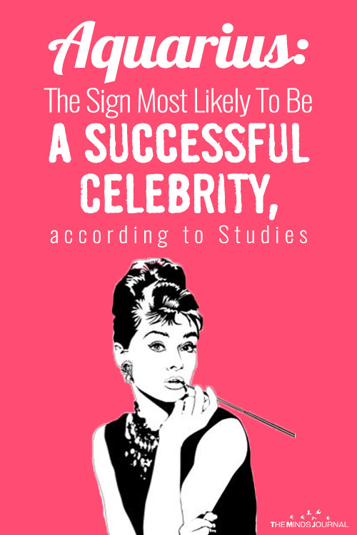 Aquarius: The Sign Most Likely To Be A Successful Celebrity, according to Studies